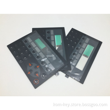 Transparent Red Window for PCB Membrane Overlay